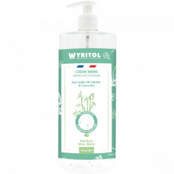 BIDON CREME HYDROALC. BAMBOU MUSC BLANC 500ML FAB FR