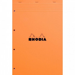 BLOC A4+ 80G 5X5 PERFOREE 24X32  RHODIA PEFC FAB France 