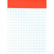 BLOC DE BUREAU 100 FEUILLES 60G 5X5 SANS COUVERTURE A7 7,4X10,5 CM