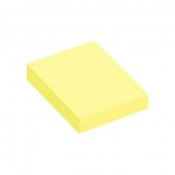 BLOC REPOSITIONNABLE 40X50 JAUNE  *PQT12*  ECO FSC  5653-01 LIKE 