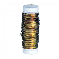 BOBINE 40M DE FIL LAITON. DIAMÈTRE 0,4 MM