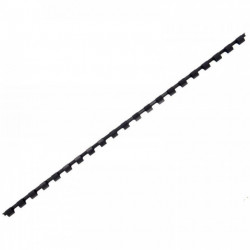 BOÎTE DE 100 ANNEAUX À RELIER/PEIGNES À RELIER, DIAMÈTRE 6 MM NOIR