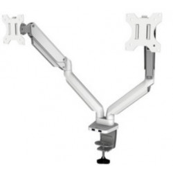 BRAS PORTE ÉCRAN DOUBLE PLATINUM SERIES BLANC