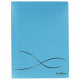 CAHIER PIQUE 17X22 96P Grands carreaux SEYES COUV BLEU POLYPRO EXCELLENCE PEFC - PEFC - 100% recyclable