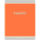 CAHIER PIQUÉ 96 PAGES, 24X32 CM, SEYÈS, PAPIER 90G, ORANGE