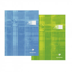 CAHIER PIQÛRE 96 PAGES 24X32 CM, SEYÈS 2,5 MM AGRANDI 10/10, PAPIER 90G