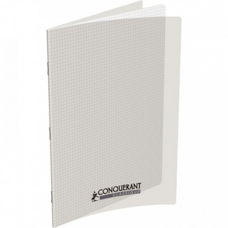 CAHIER PIQÛRE 96 PAGES A4 5X5, 90G COUVERTURE EN POLYPROPYLÈNE INCOLORE