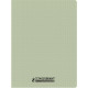 CAHIER PIQÛRE 96 PAGES CONQUERANT, 24X32 CM, SEYÈS, COUV PP VERT PASTEL
