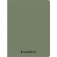 CAHIER PIQÛRE 96 PAGES CONQUERANT RECYCLE FORMAT 24X32 CM, RÉGLURE SEYÈS, COUVERTURE EN POLYPROPYLÈNE VERT