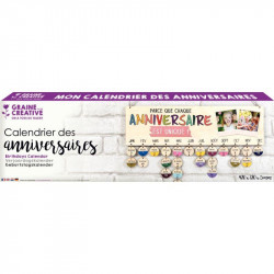 CALENDRIER DES ANNIVERSAIRES EN BOIS