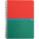 CARNET SPIRALE A5 180P 5X5 70G 148X21 CONQUERANT FAB France ECOLABEL 