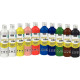 CARTON 10 FLACONS 500 ML DE PEINTURE ACRYLIQUE BRILLANTE ACRYLCOLOR COULEURS STA