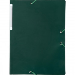 CHEMISE VERTE 3 RAB.ÉLAST PP OPAQUE 4/10ÈME FORMAT 24X32 CM