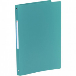 CLASSEUR VERT CLAIR POLYPRO 5/10ÈME 4 ANNEAUX RONDS DIA.16MM POUR A4