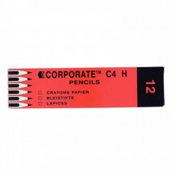 CRAYONS**BTE12* GRAPHITE BOUT TRANCHÉ H