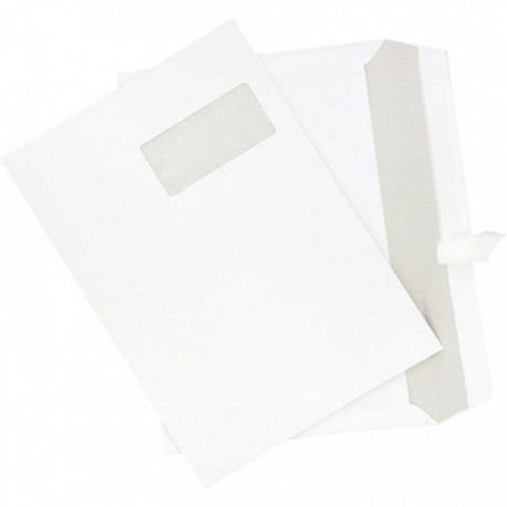 ENVELOPPE 229X324 90G *BTE250** BLANCHES C4 * 75690* FENETRE 50X105 BP FAB FRANCE