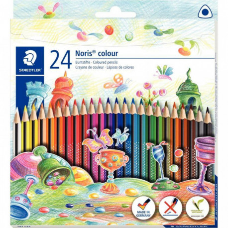 ÉTUI DE 24 CRAYONS DE COULEUR NORIS COLOUR 187