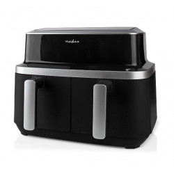 FOUR AVEC FRITEUSE A AIR CHAUD CUISSON SANS HUILE 12L MULTIFONCTION 9-EN-12 COMPARTIMENTS  AIR FYER