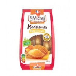  GATEAU SUCRES SACHET DE 600G MADELEINES MOELLEUSES NATURES SANS HUILE DE PALME ST MICHEL