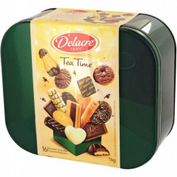 GATEAUX SUCRES TEA TIME DELACRE BOITE 1KG DE  LU 8016911