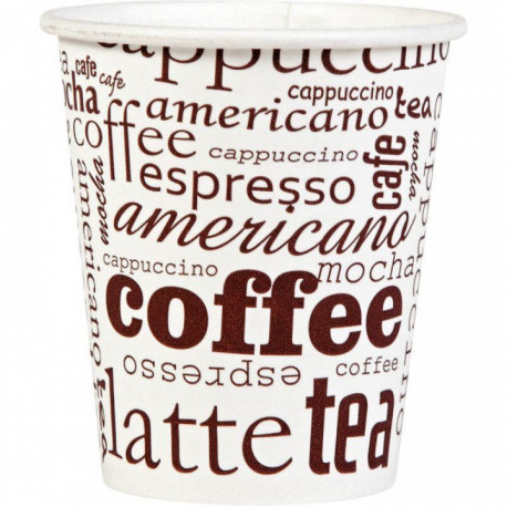 GOBELETS CARTON 28CL PQT 50  100% RECYCLABLE  BOISSONS CHAUDES ET FROIDES