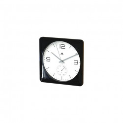 HORLOGE MURALE CARREE NOIR    ALBA HORDUO N