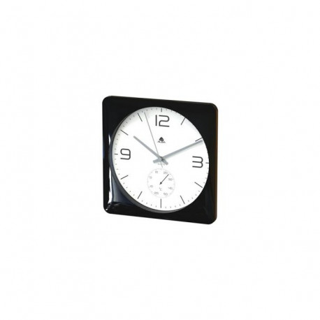HORLOGE MURALE CARREE NOIR    ALBA HORDUO N