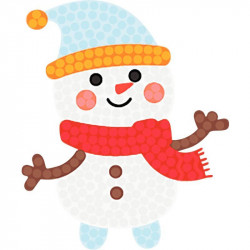 KIT DE 10 STICKERS NOEL À DIAMANTER / PEINTURE DIAMANT