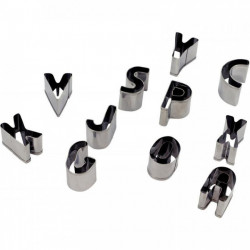 LOT 26EMPORTE PCS METAL ALPHAB