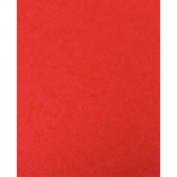 LOT DE 10 PROTÈGE-CAHIER 2 GRANDS RABATS  FORMAT 18 X 22 CM CARTE LUSTRÉE COLORIS ROUGE