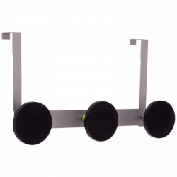 PATERES DE PORTE OU CLOISON 3 POSITIONS PMS3P e fixe sans clou ni vis directement sur la porte ou la cloison.L.43.5 x H.24 x P.1