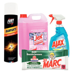 La sélection PRODUITS D'ENTRETIEN SOL ET SURFACE